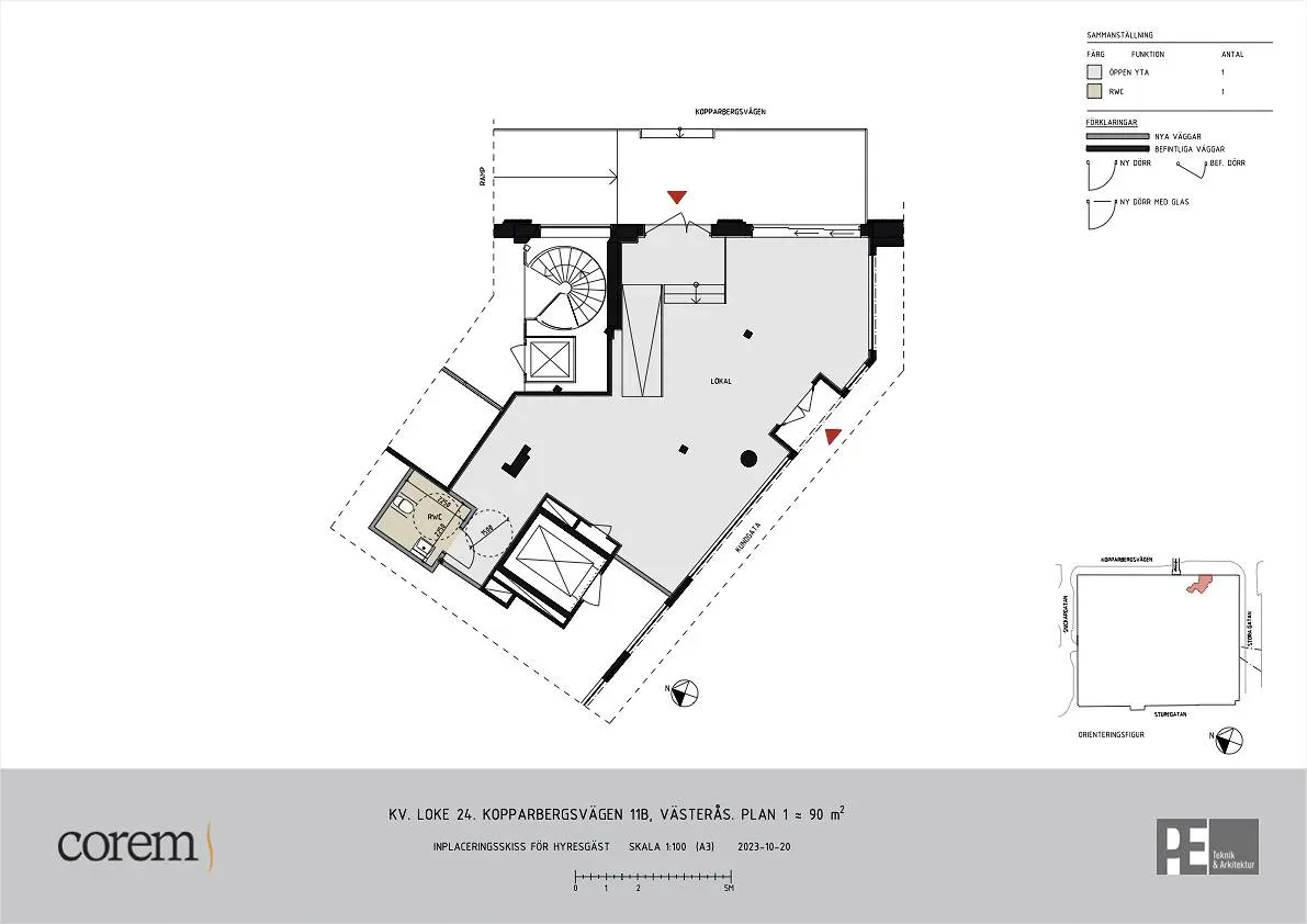 lediga lokaler i Västerås kommun, Västerås centrum – 90 kvm (bild 2)